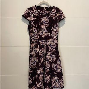 Ivanka Trump purple floral dress